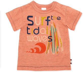 Bit’z Bitz Kids Surf-Graphic Tee, Orange, 2T-8Y