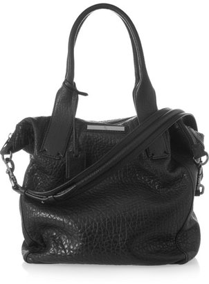 McQ Stepney textured-leather tote