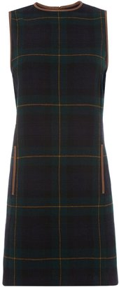 Polo Ralph Lauren Checked wool dress with piping
