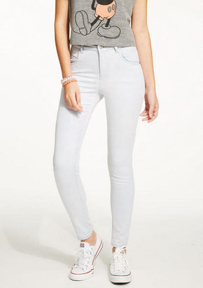 Delia's Liv High-Rise Jeggings in Pale Mist