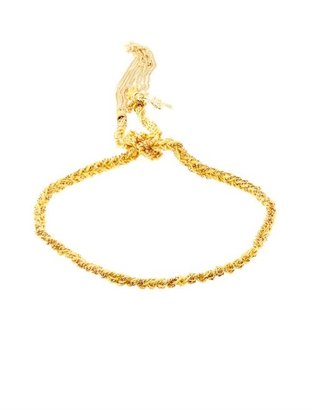 Carolina Bucci Gold & silk braided Lucky bracelet