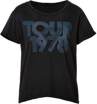Current/Elliott Cotton Beauty Tour 78 T-Shirt in Black