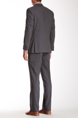 Ben Sherman Two Button Notch Lapel Grey Wool Suit