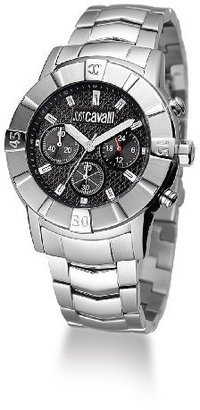 Just Cavalli Men's R7273661025 Crystal Quartz Black Dial Watch