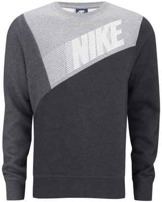 Nike Men's Club Crew Neck Colour Block Sweater