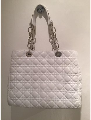 DIOR White Leather Handbag