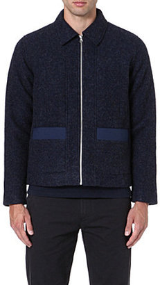 Folk Layered pocket wool-blend jacket