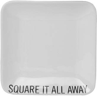 Kenneth Cole Text square it all away square plate