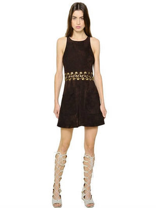 Chloé Suede Dress With Lacing Detail