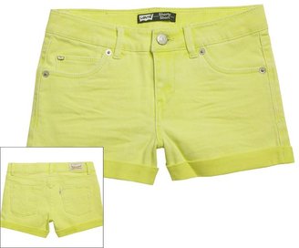 Levi's felicity cuffed neon denim shorts - girls 7-16