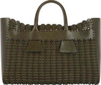 Paco Rabanne 14#01 Cabas Tote-Green