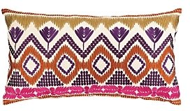 Trina Turk Anza Embroidered Pillow, 14 x 26