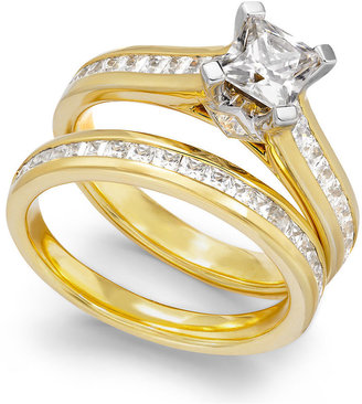 Macy's Certified Diamond Engagement Bridal Set in 14k Gold (2 ct. t.w.)