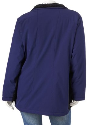 Zeroxposur alexa hooded 4-way stretch jacket - women's plus size
