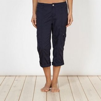 Pineapple Navy cropped combat trousers