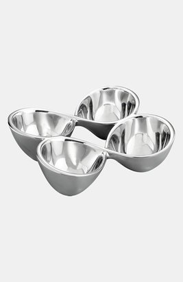 Nambe 'Infinity' Four Section Hors d'Oeuvre Tray