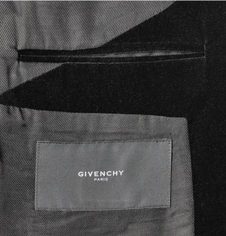 Givenchy Velvet Tuxedo Jacket with Strap