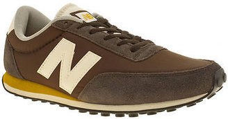 New Balance 410 Womens Brown Man Made Sports Trainers