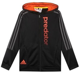 adidas Boy's black 'Predator' hoodie