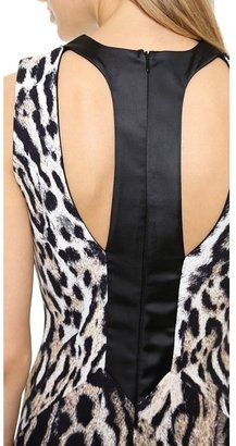 Just Cavalli Cutout Leopard Gown