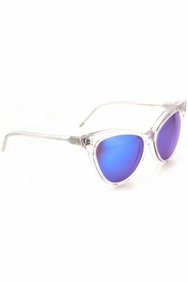 Wildfox Couture Sunwear Le Femme Deluxe Frame in Crystal