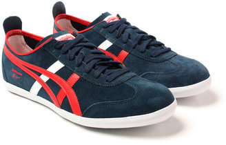 Onitsuka Tiger by Asics Mexico 66 Vulcanised Navy, Red & White Suede Trainers