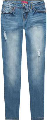 YMI Jeanswear Girls Destructed Skinny Jeans