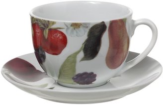 Linea Botanical fruits teacup and saucer