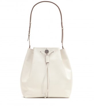 The Row Bucket Leather Shoulder Bag