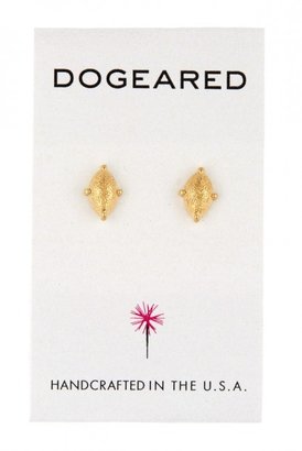 Dogeared Marquise Prong Stud Earrings