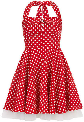 Dorothy Perkins Red flared dress