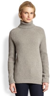See by Chloe Rib-Sleeved Turtleneck Sweater