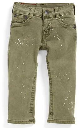 True Religion 'Baby Jack - Paint' Slim Fit Jeans (Baby Boys)