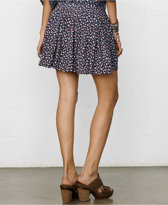 Denim & Supply Ralph Lauren Floral-Print Skater Skirt