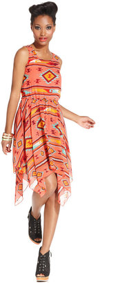 Ruby Rox Juniors' Tribal-Print Dress