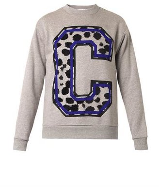 ÊTRE CÉCILE Cheetah C-print sweatshirt