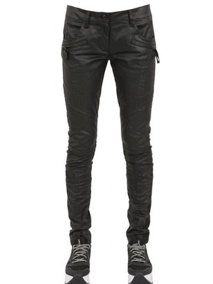 DKNY By Cara Delevingne - Coated Cotton Denim Jeans