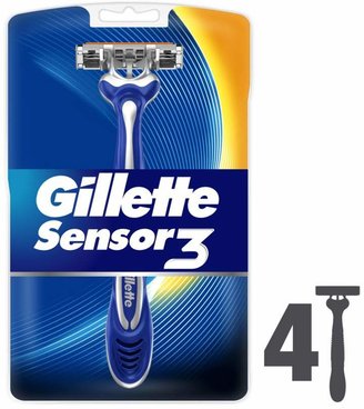Gillette Sensor3 Disposable Razors 4pk