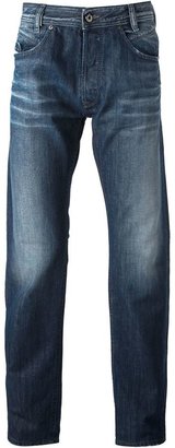 Diesel faded straight leg jeans