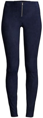 Navy suede leggings Clearance