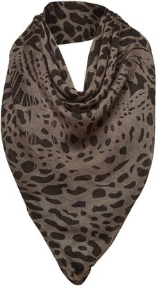 Codello Leopard coloured eyes square scarf