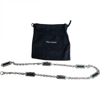 Dolce & Gabbana Silver Chain Belt