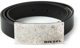 Diesel rectangular buckle belt
