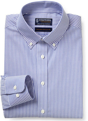 JCPenney Stafford Signature Non-Iron 100% Cotton Dress Shirt-Big & Tall