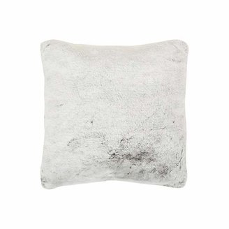 Linea Grey faux fur cushion