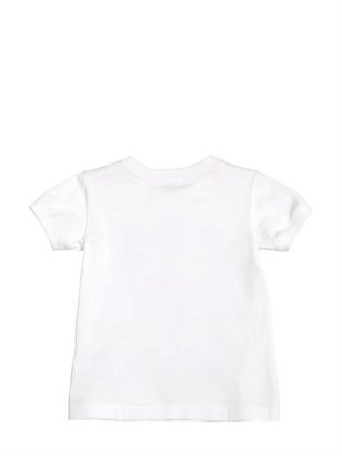 Dolce & Gabbana Heart Printed Cotton Jersey T-Shirt