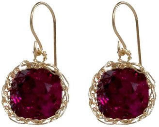 YooLa Dangle ruby swarovski earrings