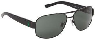 Polo Ralph Lauren Grey matte square sunglasses