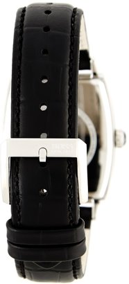 HUGO BOSS Men's HB300 Black Dial Croco Strap Watch