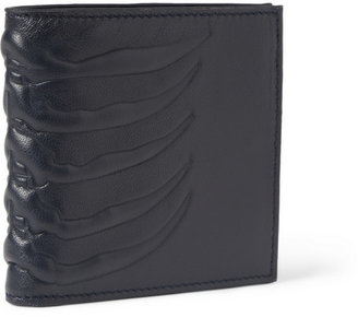Alexander McQueen Embossed Leather Billfold Wallet